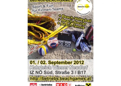 Betriebs-BEACHGAMES - Plakat & Flyer