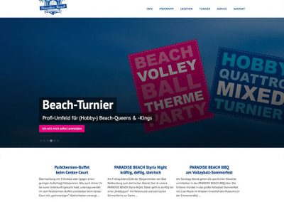 Paradise Beach - Website