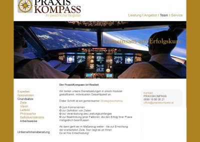 PRAXISKOMPASS - Website