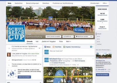 Schulbeach Cup - facebook-Fan-Page 2015