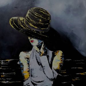 Sarah Burg, "Fashionista" (80 x 100 cm)