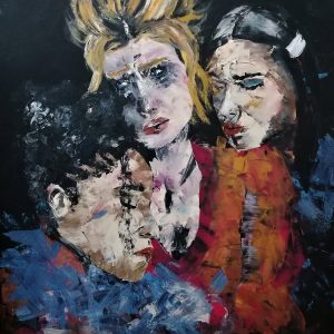 Sarah Burg, "Friendship" (80 x 100 cm)