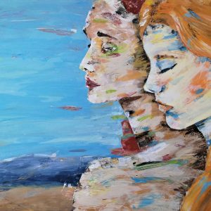 Sarah Burg, "Silence" (100 x 80 cm)
