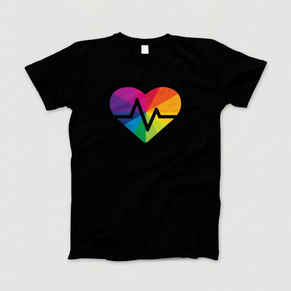 Awesome-Shirt, schwarz, "Passion" (bunt)